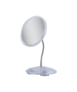 Zadro 7X Gooseneck Round Vanity Mirror In Chrome/Acrylic-Fg27