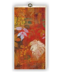 "Leaves Red" Cutting Board, 6"x12"