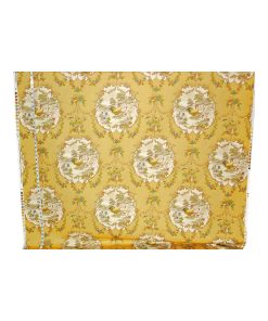 Yellow Rooster Toile Fabric French Country, P.Kaufmann County Fair, Standard Cu