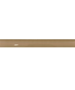0.63x6 Pencil Bars Glass Tile, Taupe
