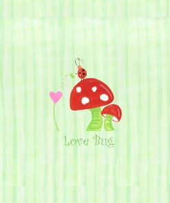"Love Bug" Mushroom Nursery Art