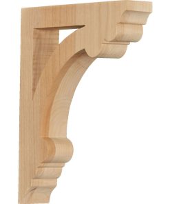1 1/2"W x 7 1/2"D x 9"H Small Ellis Wood Corbel, Alder