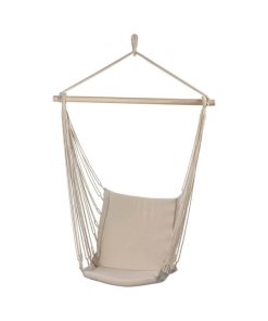 Zingz & Thingz Cotton Padded Swing Chair in Cream