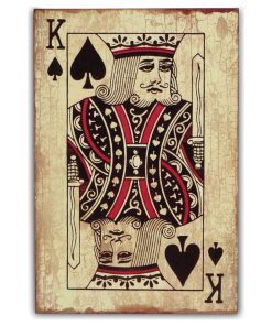 "King Of Spades" Wooden Wall Decor