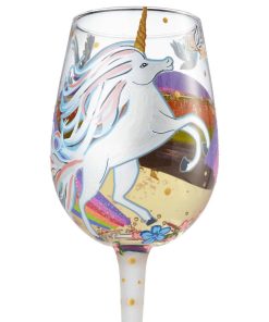 "Unicorn" Wine Glass