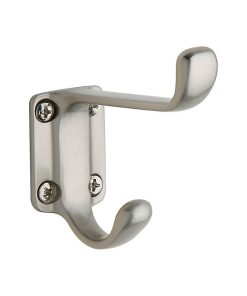0781150 Costume Hook, Satin Nickel