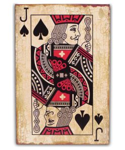 "Jack of Spades" Wall Sign, 23"x15"