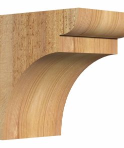 Yorktown Rough Sawn Corbel, Western Red Cedar 4"Wx6"Dx6"H