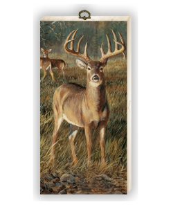 "First Light Buck" Cutting Board, 6"x12"