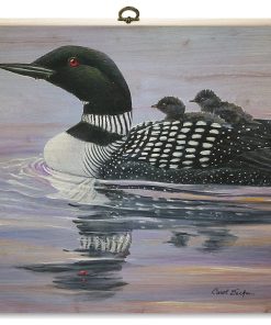 "Misty Loons" Cutting Board, 12"X12"