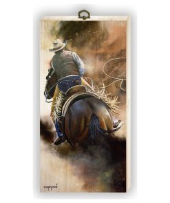 "Ropin the Wind" Cutting Board, 6"X12"