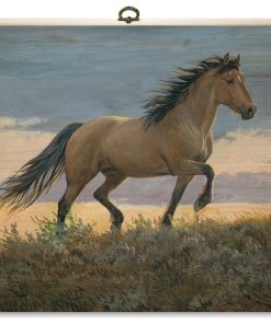 "Buckskin Stallion" Cutting Board, 12"X12"