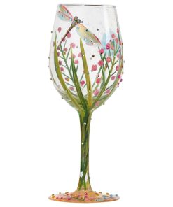 "Dragonfly" Wine Glass