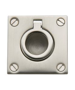 0393030 Flush Ring Pull, Unlacquered Brass