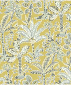 Yellow Kapok Peel and Stick Wallpaper, Bolt