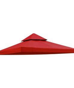 Yescom 8'x8' UV30+ Gazebo Replacement Top Red for Dual Tier Tent Y0018T02