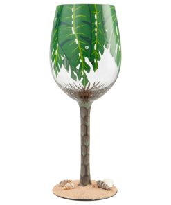 "Palm Tree" Wine Glass by Lolita