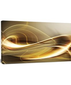 "Elegant Modern Sofa" Abstract Digital Canvas Print, 40"x20"
