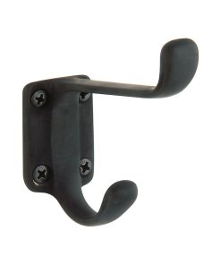 0781190 Costume Hook, Satin Black