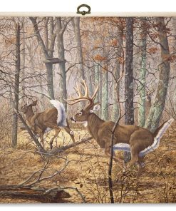 "Autumn Pursuit" Cutting Board, 12"X12"