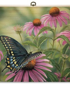 "Black Swallowtail Butterfly" Cutting Board, 12"x12"