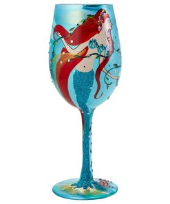 "Mermaid" Wine Glass