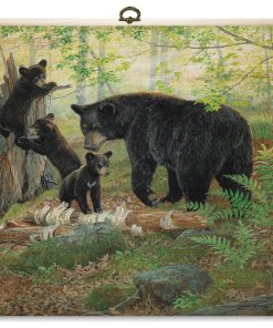 "Playtime Bears" Cutting Board, 12"X12"