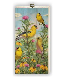 "Golden Glories" Cutting Board, 6"x12"