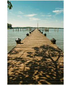 "Endless Dock" Landscape Photography Unframed Wall Art Print, 16"x20"