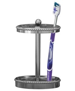 nu steel Chic Beaded Toothbrush Holder
