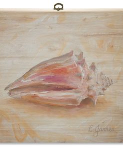 "Sea Shell #2" Cutting Board, 12"X12"