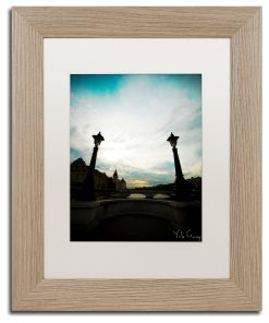 "Paris Deux - Gates of Seine" Framed Art by Yale Gurney, 11"x14"