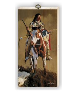 "Ghost of the Plains" Cutting Board, 6"X12"
