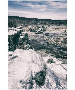 "Great Falls" Landscape Photography Rural Unframed Wall Art Print, 16"x20"