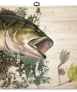 "Bass" Cutting Board, 12"X12"