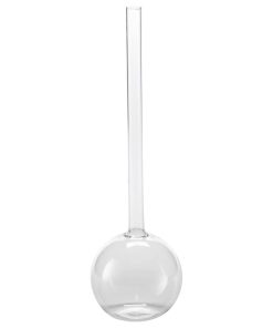 "Finley" 21.5" Tall Long Neck Vase, Ball Shaped