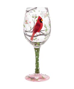 "Cardinal Beauty" Wine Glass by Lolita