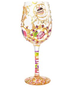 "Queen For A Day" Wine Glass