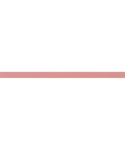 0.5"x11.75" Kane Glass Wall Trim Tiles, Set of 19, Pink