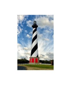 "Cape Hatteras Lighthouse" Landscape Photo Unframed Wall Art Print, 16"x20"