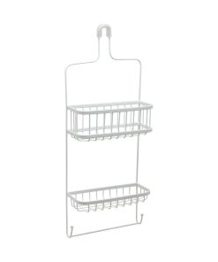 Zenna Home?7617WW Over-the-Showerhead Caddy, Large, White Finish, Steel