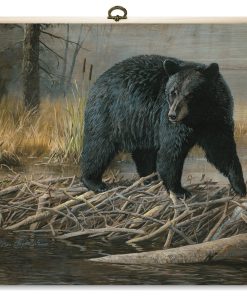 "No Trespassing Bear" Cutting Board, 12"X12"