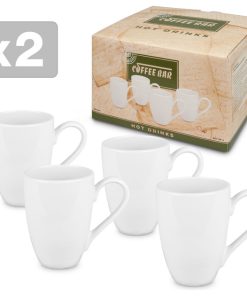 #9 Two Giftboxed Sets of 4 Coffee Bar Mugs