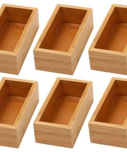 YBM Home Kitchen Drawer Organizer Storage Box 6 Pack, 3x6x2 Inch
