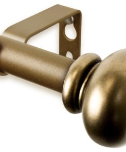 Yolanda Curtain Rod, Antique Gold, 48-84"