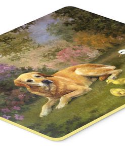 Yellow Labrador and Chicks Kitchen/Bath Mat, 24"x36"