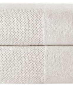 Incanto 2-Piece Turkish Cotton Bath Sheet Set, Cream