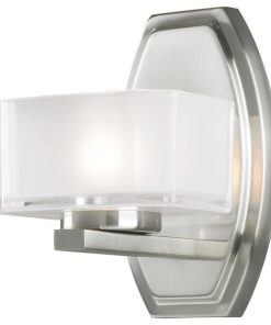 Z-Lite Cabro 1-Light Brushed Nickel Wall Sconce
