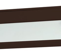 Zeeline 1 Lamp Xenon Cabinet-Light In Bronze With Diffused Glass