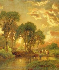"Medfield, Massachusetts" Wall Mural, 36"x24"